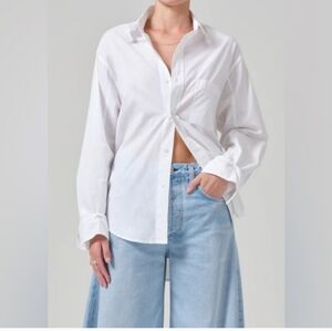 Citizen of Humanity white buttons up
